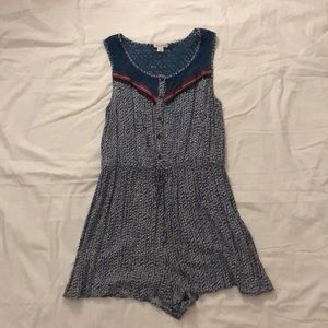 Blue romper